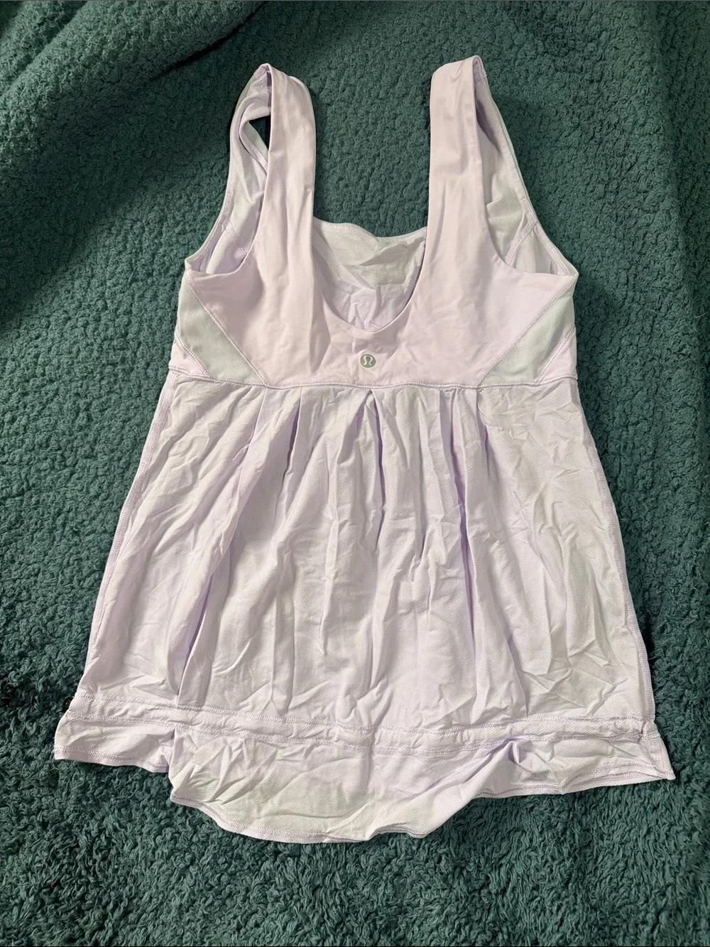 lululemon athletica Pastel Lavender Tank with Built-In Shelf Bra